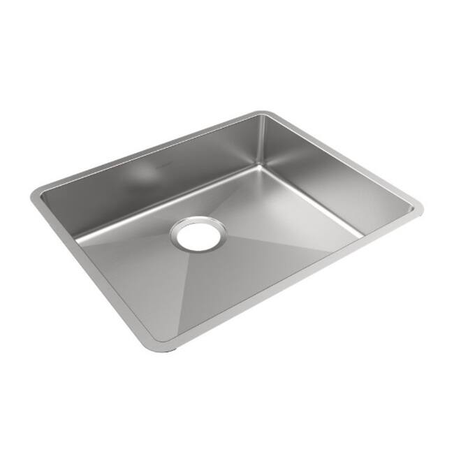 Elkay ECTRUAD211755 22-1/2 x 18-1/2" Crosstown Single Bowl Undermount - Stainless Steel - Stainless Steel