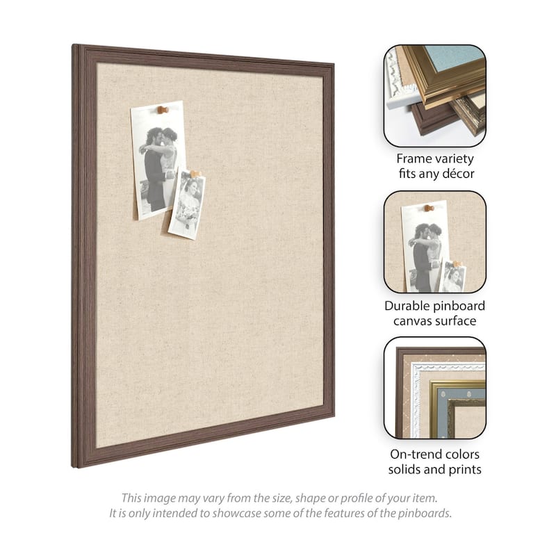 Kate and Laurel Pinboard Neutral Linen