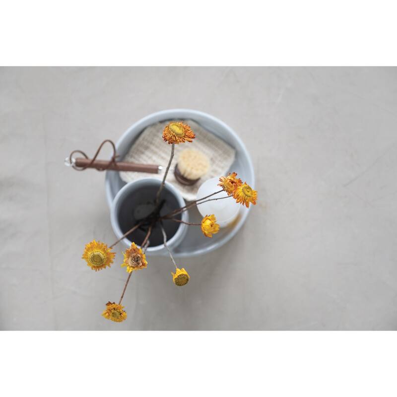 Terra cotta Tray w 2 Sections