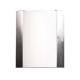 Access Lighting West End LED 10-inch Brushed Steel Wall Sconce with ...