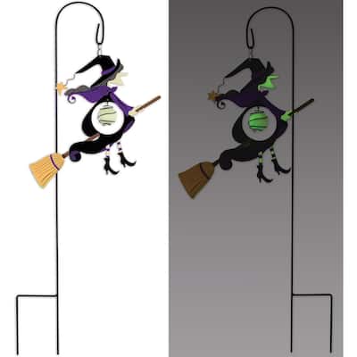 Glow in the Dark Witch Stake 28"