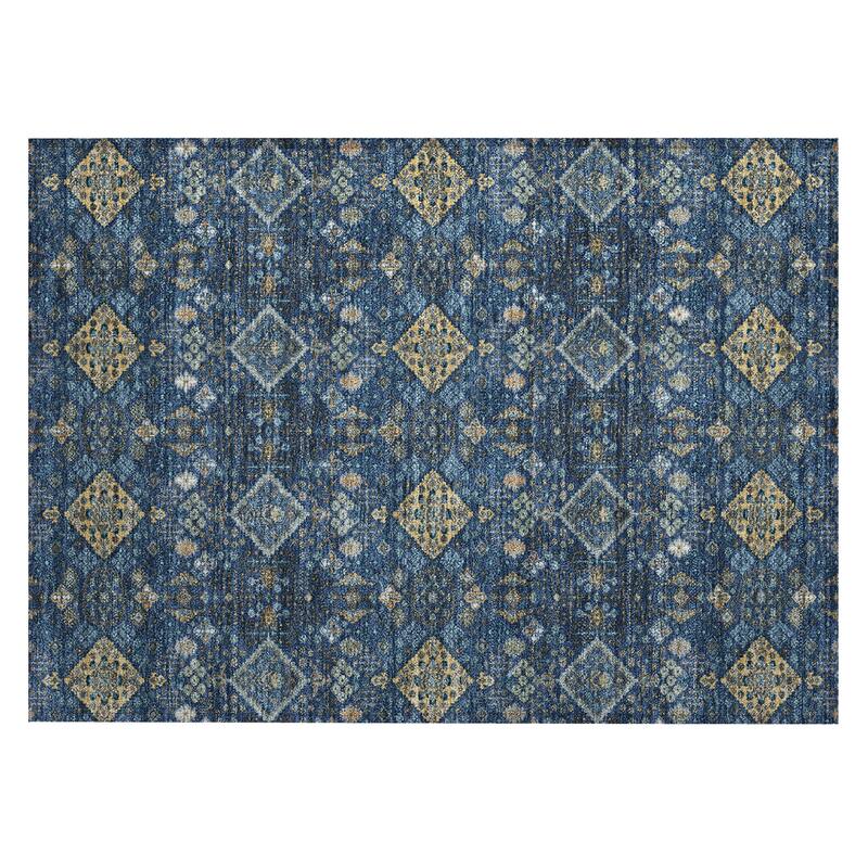 Machine Washable Indoor/ Outdoor Global Bidunga Chantille Rug