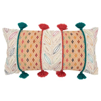 Teal Stripes Decorative Pillow
