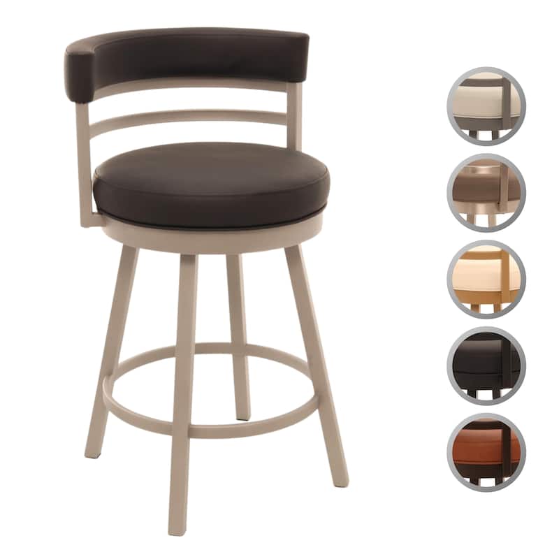 Tempo Furniture Camden Swivel 26" Counterstool w/ Fully Welded Metal Frame (Commercial Grade) by Furnish Theory (Various Colors)