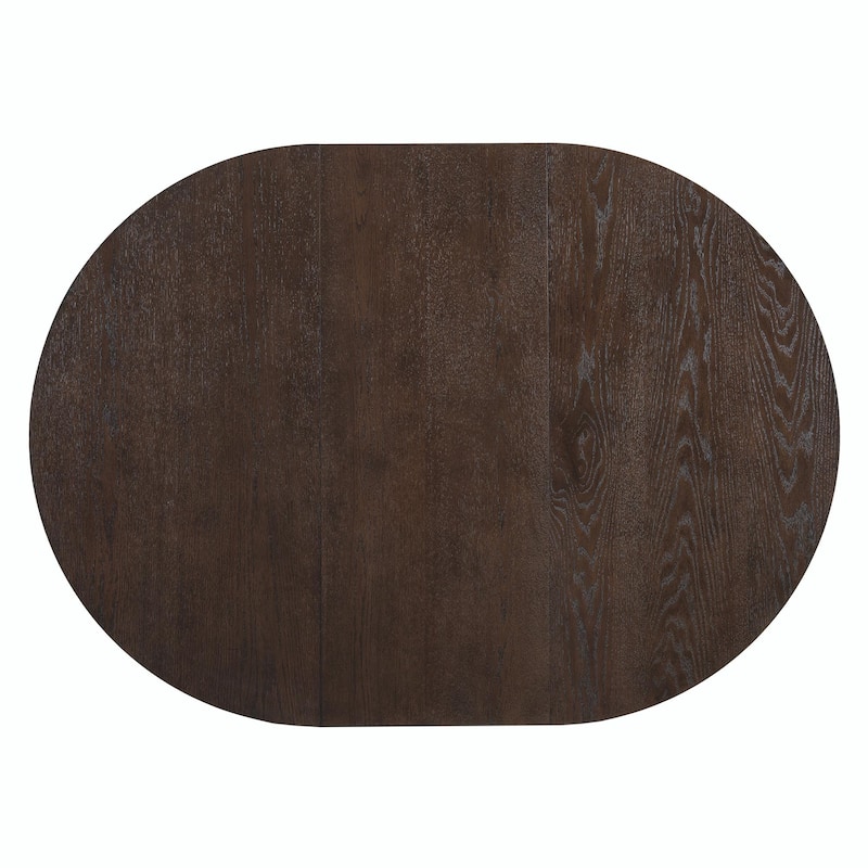 Modern 5-Piece Round Dining Set with 16.2" Removable Leaf