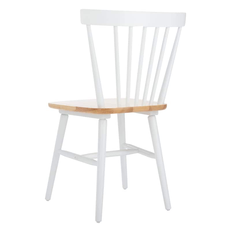 SAFAVIEH Signa Spindle Farmhouse Dining Chair (Set of 2) - 20" W x 20" D x 33" H - 20"W x 20"D x 33"H