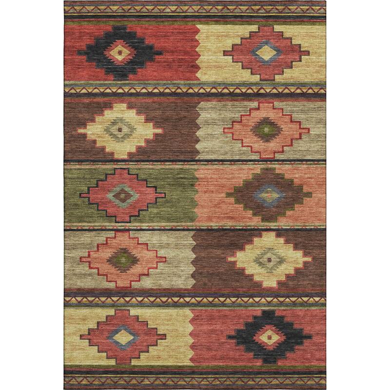 Premium Washable Super Soft Boho Tribal Mayfield Rug