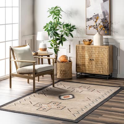 Nuloom Colbie SpinClean Tribal Machine Washable Area Rug