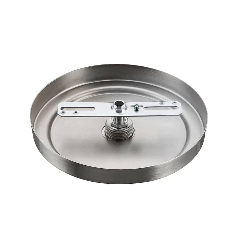 Aspen Creative Transitional Chandelier&Light Fixture Canopy Kit w/Collar Loop,Brushed Nickel,5-1/2" Diameter,1" Center Hole,2PK
