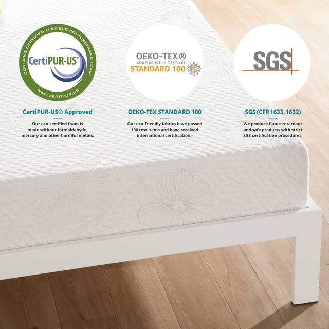 Sleeplanner 8-inch Memory Foam Mattress