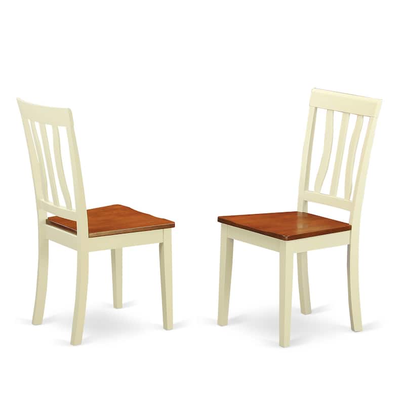 Kitchen Table Set 7 Piece Dining Set with 6 Chairs - 42x78 Inch Rectangle Table & Chair Set