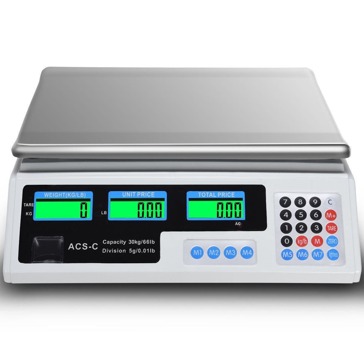 Digital Weight Food Scale 66 Lbs Multi Color