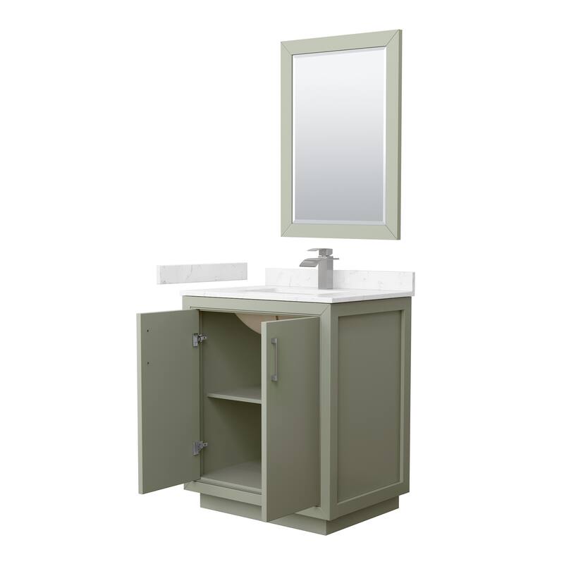 Wyndham Collection WCF1111-30S-VCA-M24 Icon 30" Free Standing Single