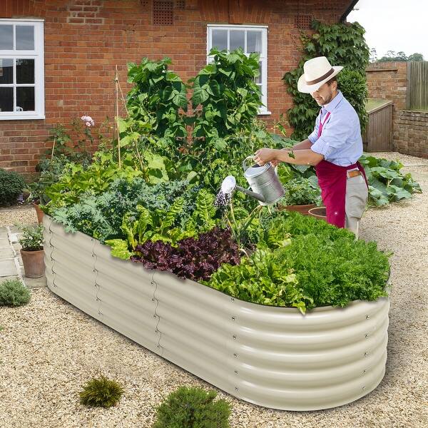 slide 2 of 12, Maximum 5' x 3.5' multiple combination raised garden bed - N/A White