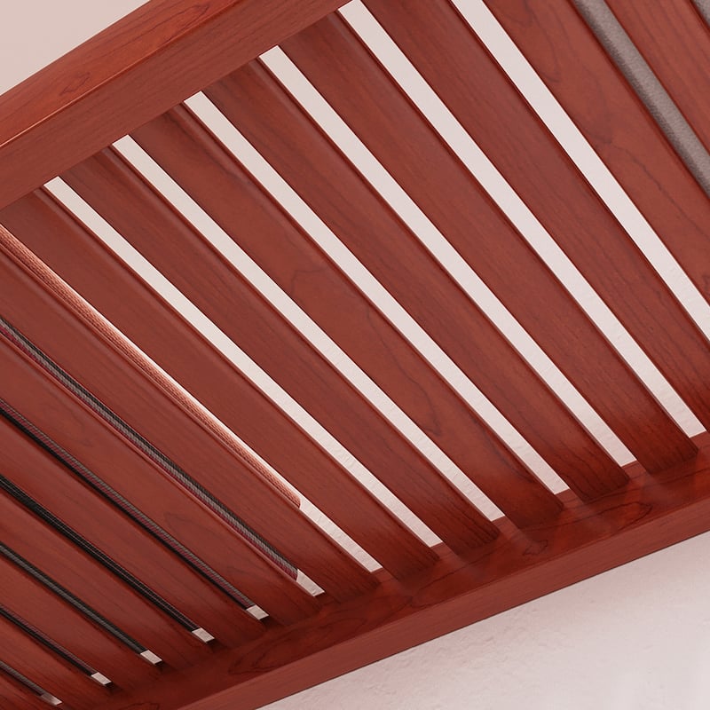 John Louis Home Solid Wood Reach-In Simplicity Closet System Red Mahogany