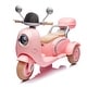 preview thumbnail 3 of 25, 12V Two-seater Kids Ride On Electric Motorcycle,Three Wheels Kids toy with Slow Start,Multi-function player,USB,Bluetooth