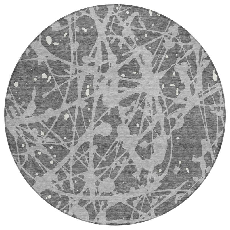 Machine Washable Indoor/ Outdoor Modern Campo Chantille Rug