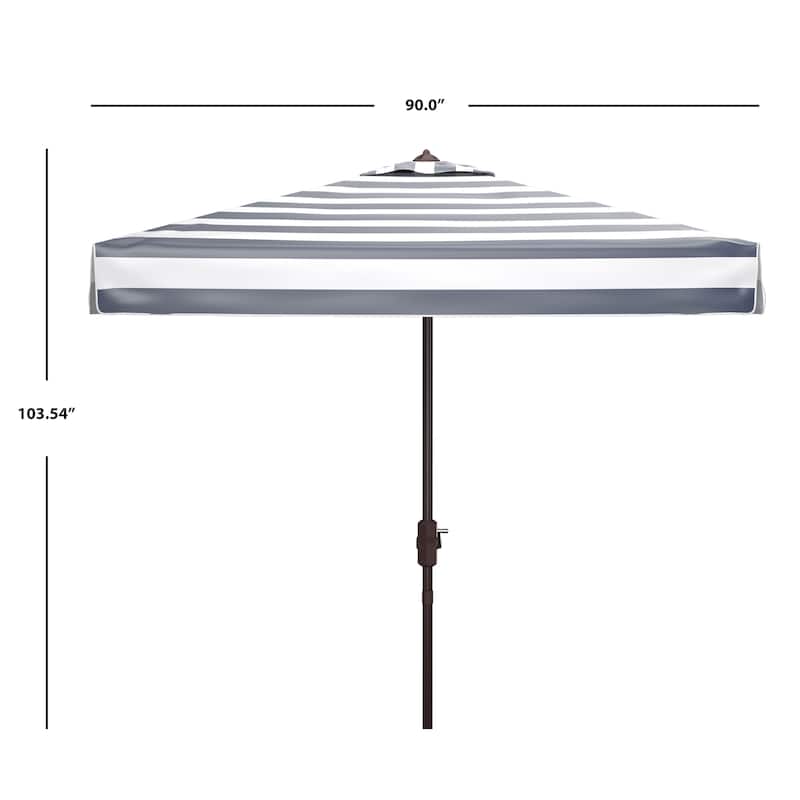 SAFAVIEH Outdoor Jaelynn Fashion Line 7.5 Ft Square Umbrella