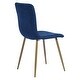 preview thumbnail 29 of 52, Carson Carrington Upholstered Dining Chair Golden Leg (Set of 4)