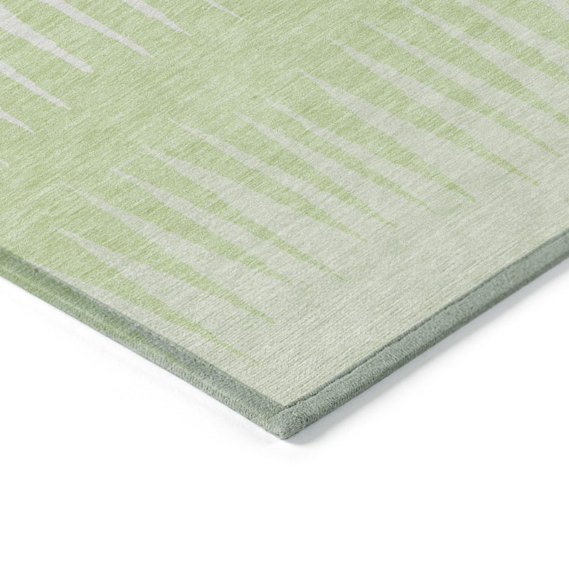 HomeRoots Striped Transitional Rectangle Outdoor Rug