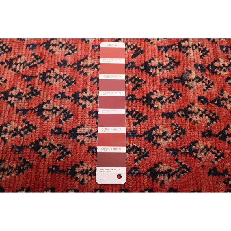 ECARPETGALLERY Hand-knotted Andelz Red Wool Rug - 3'8 x 8'11