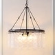 preview thumbnail 2 of 5, SAFAVIEH Aremythia 6-light 25-inch Chandelier - 24 in. W x 24 in. D x 34-93 in. H