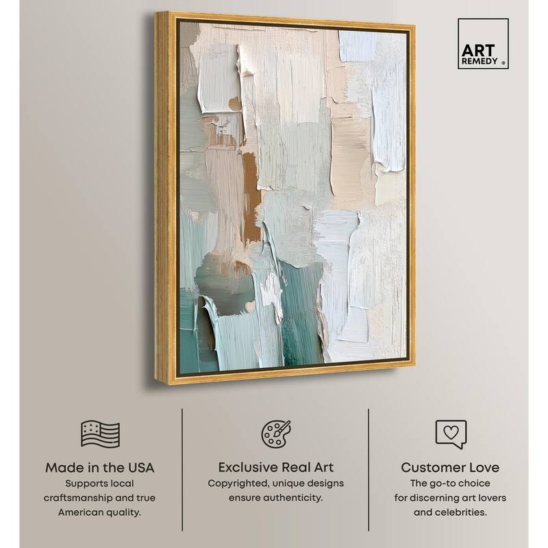 Impasto Intervals II Canvas by Art Remedy