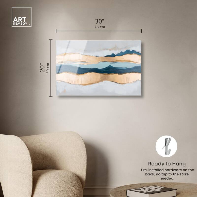 Blue Ridge I Acrylic by Art Remedy, Ready to Hang