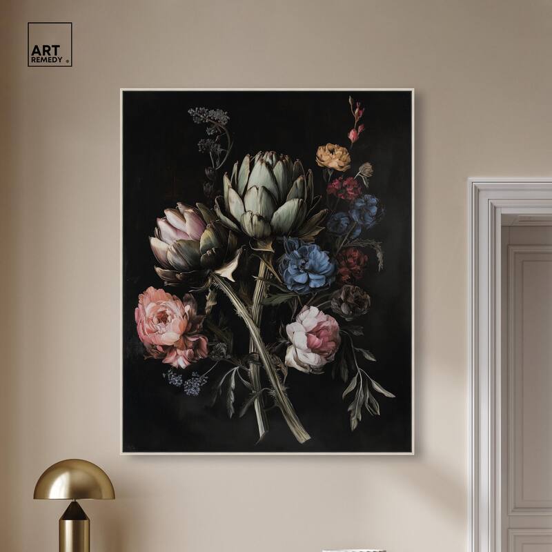 Moody Artichoke III Canvas by Art Remedy