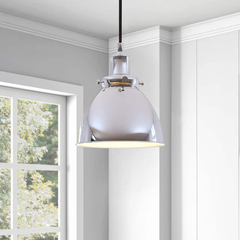 Madison 8" Wide Pendant with Metal Shade