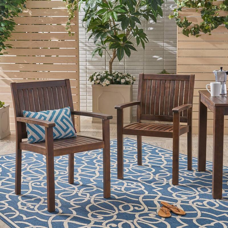 outdoor DINING CHAIR [SET OF 2 PCS]