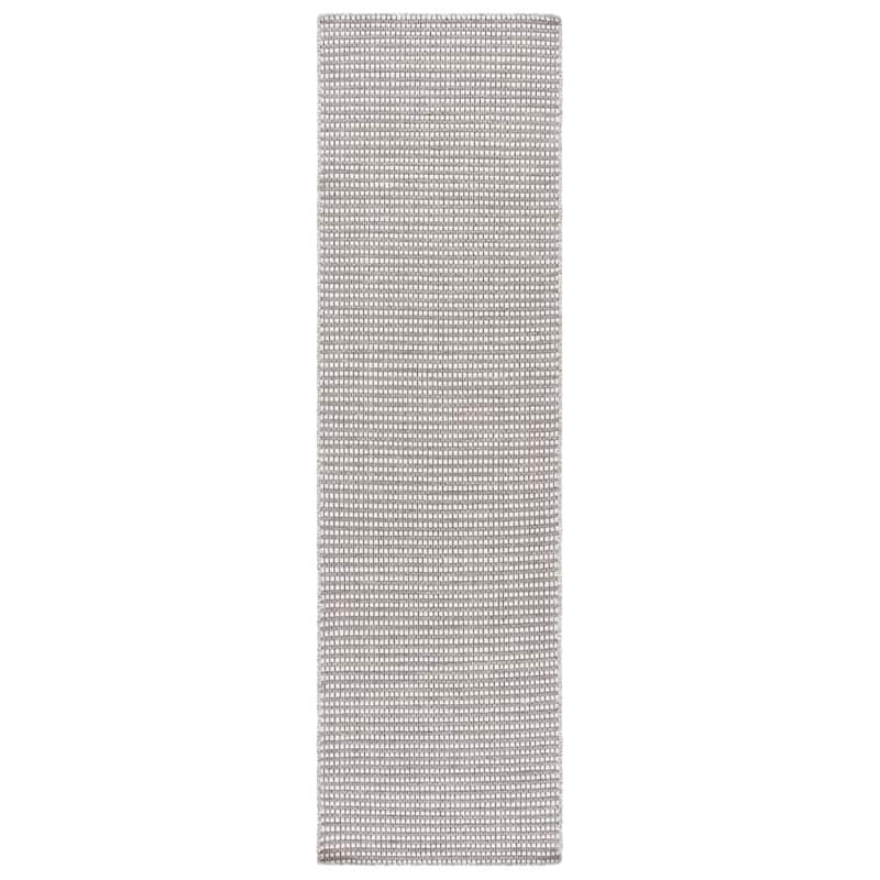 SAFAVIEH Handmade Natura Tarran Transitional Wool Rug - Grey/Ivory - 2'3" x 8' Runner