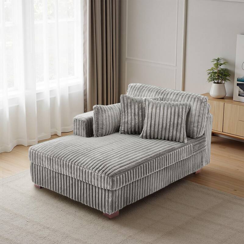 DREAMSIDEA Modern Oversized Chaise Lounge Sofa for Living Room