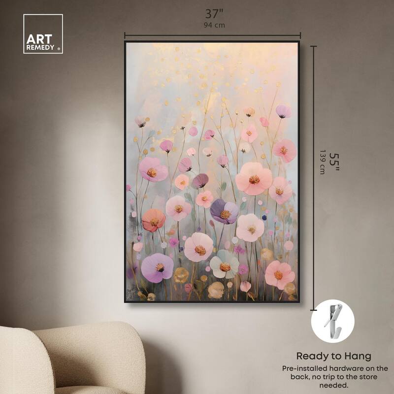 Tiny Blooms II Canvas by Art Remedy