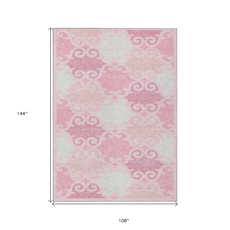 HomeRoots Trellis Transitional Rectangle Outdoor Rug