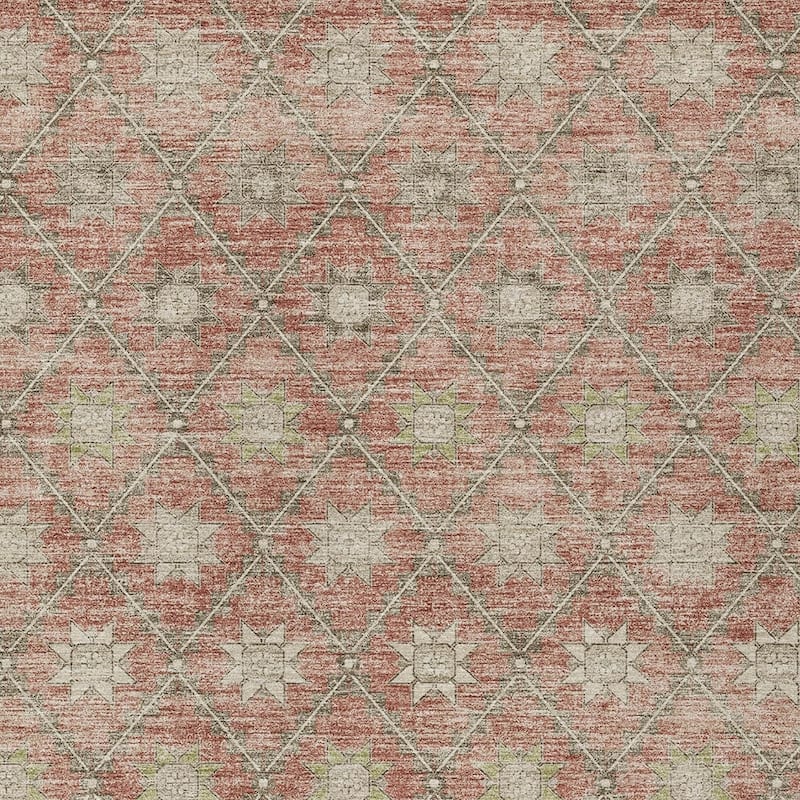 HomeRoots Floral Transitional Rectangle Outdoor Rug