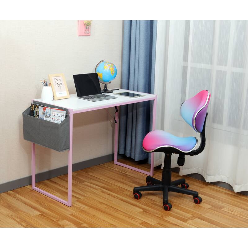 JJS Ergonomic Mesh Office Chair Adjustable Lumbar Support Computer Desk Chair