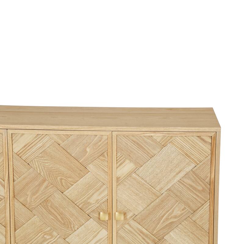 Christopher Knight Home - Elias 59.8" Sideboard with Solid Wood Legs and Ample Storage