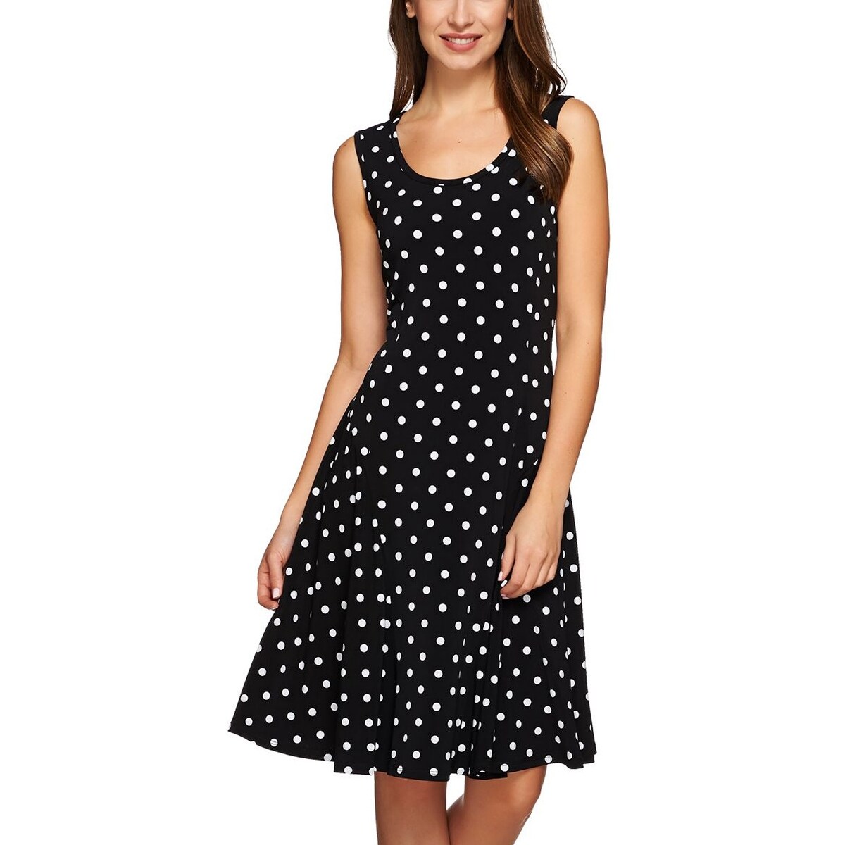 susan graver polka dot dress