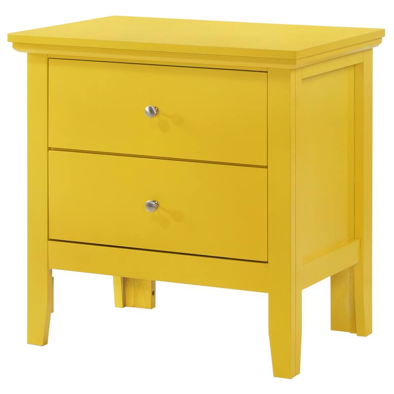 Primo 2-Drawer Nightstand (24 in. H x 19 in. W x 15.5 in. D)