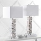 preview thumbnail 8 of 7, SAFAVIEH Lighting 31-inch Rafferty Cream Table Lamp (Set of 2) - 13"x13"x29"