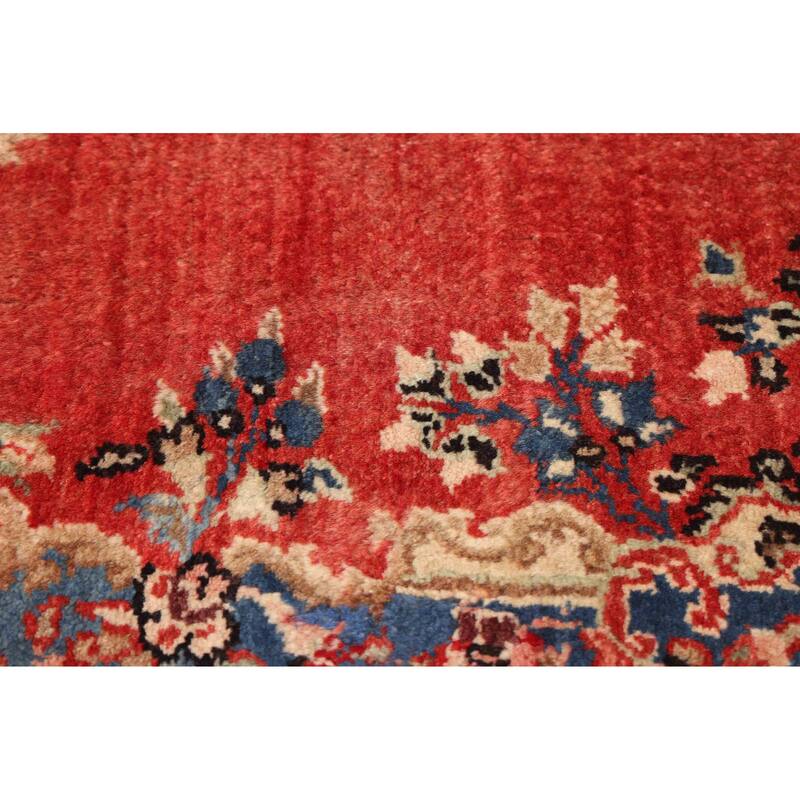ECARPETGALLERY Hand-knotted Andelz Red Wool Rug - 4'7 x 7'0