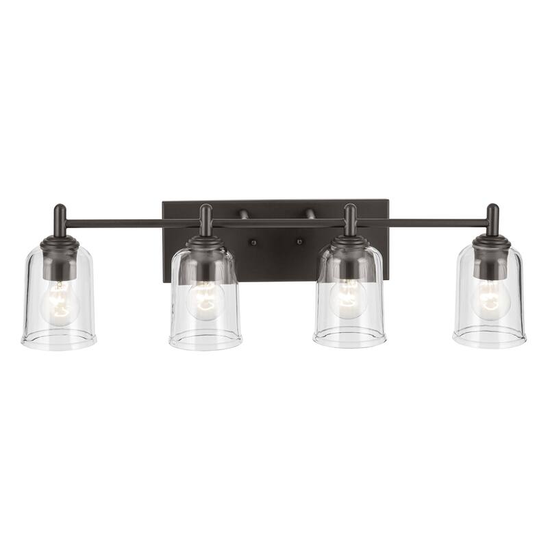 Kichler Lighting Shailene Bathroom Vanity Light with Clear Glass