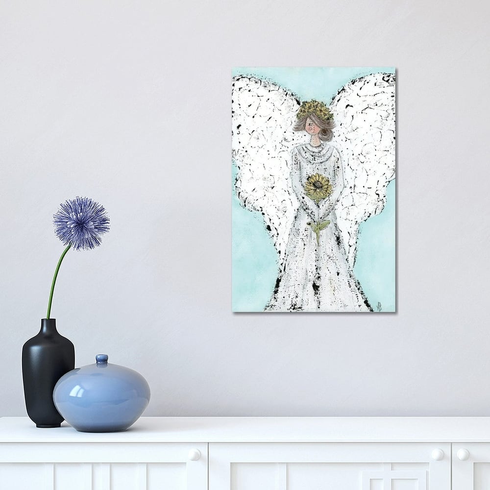 iCanvas "Sunflower Angel" by Ashley Bradley Canvas Print