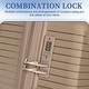 preview thumbnail 9 of 27, 20"/24"/28" 3 pcs/set in PP Spinner Wheel Luggage, Carry on Suitcase, Matching Color, Combination Lock (Silver grey)