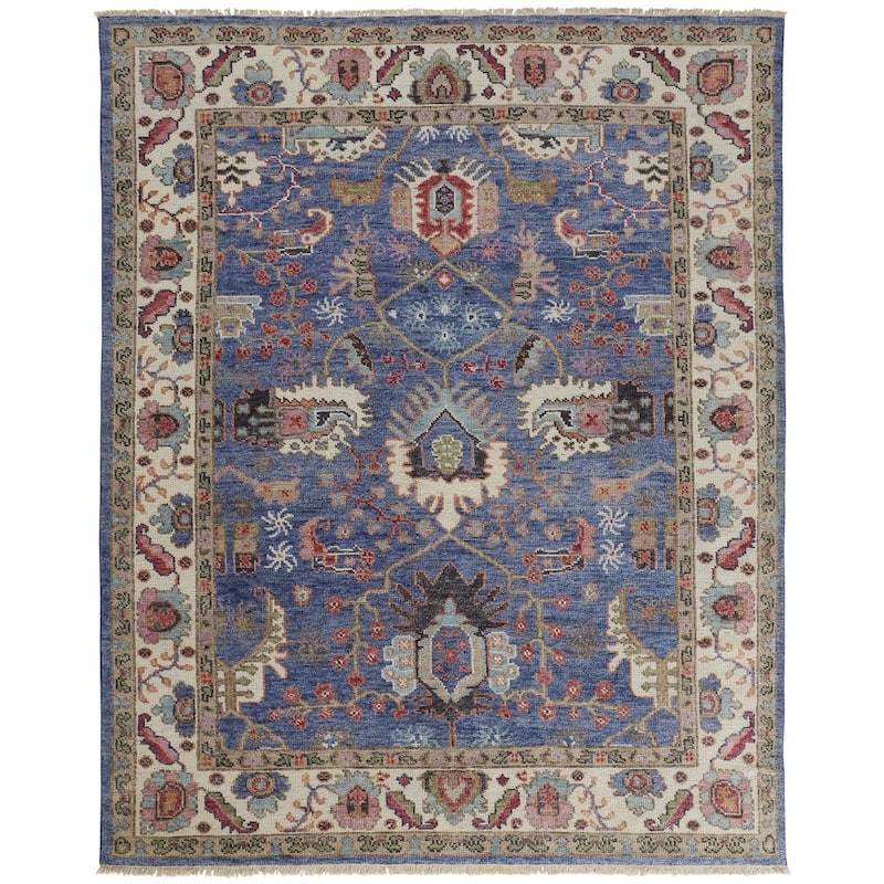 Zako Floral Stain Resistant Soft Area Rug By HomeRoots - 2' x 3'
