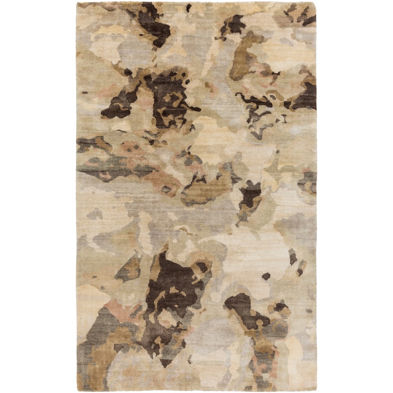 Hand-Knotted Virgil Abstract Indoor Area Rug