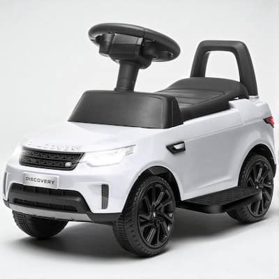 Land Rover Licensed 6V Ride-On Push Car for Kids, 2-in-1 Sliding Car, Music, Headlights for 18-60 Months