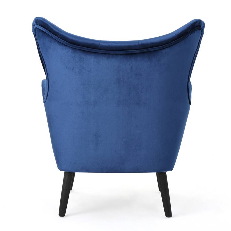 Featured Wingback Chair Accent Chair Side Chair Blue Lounge Chair