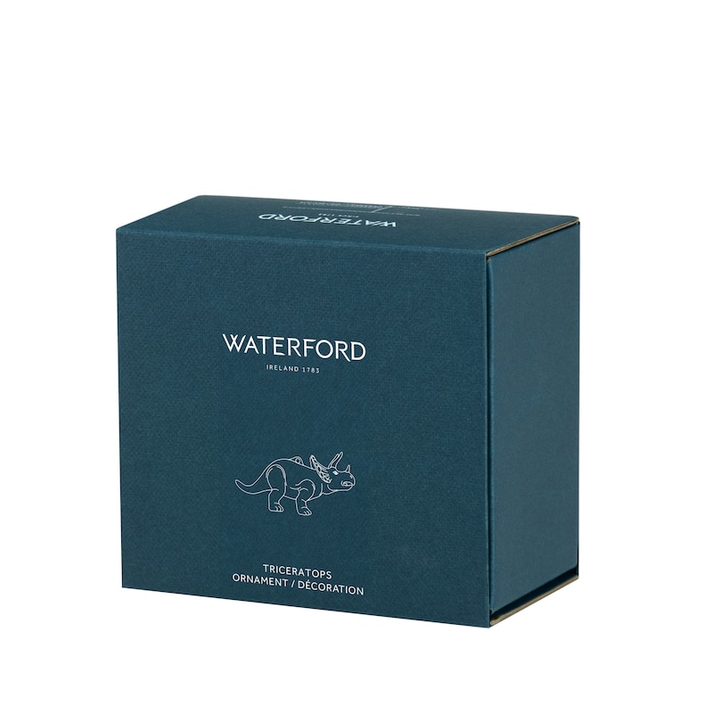 Waterford Christmas Triceratops Golden Ornament